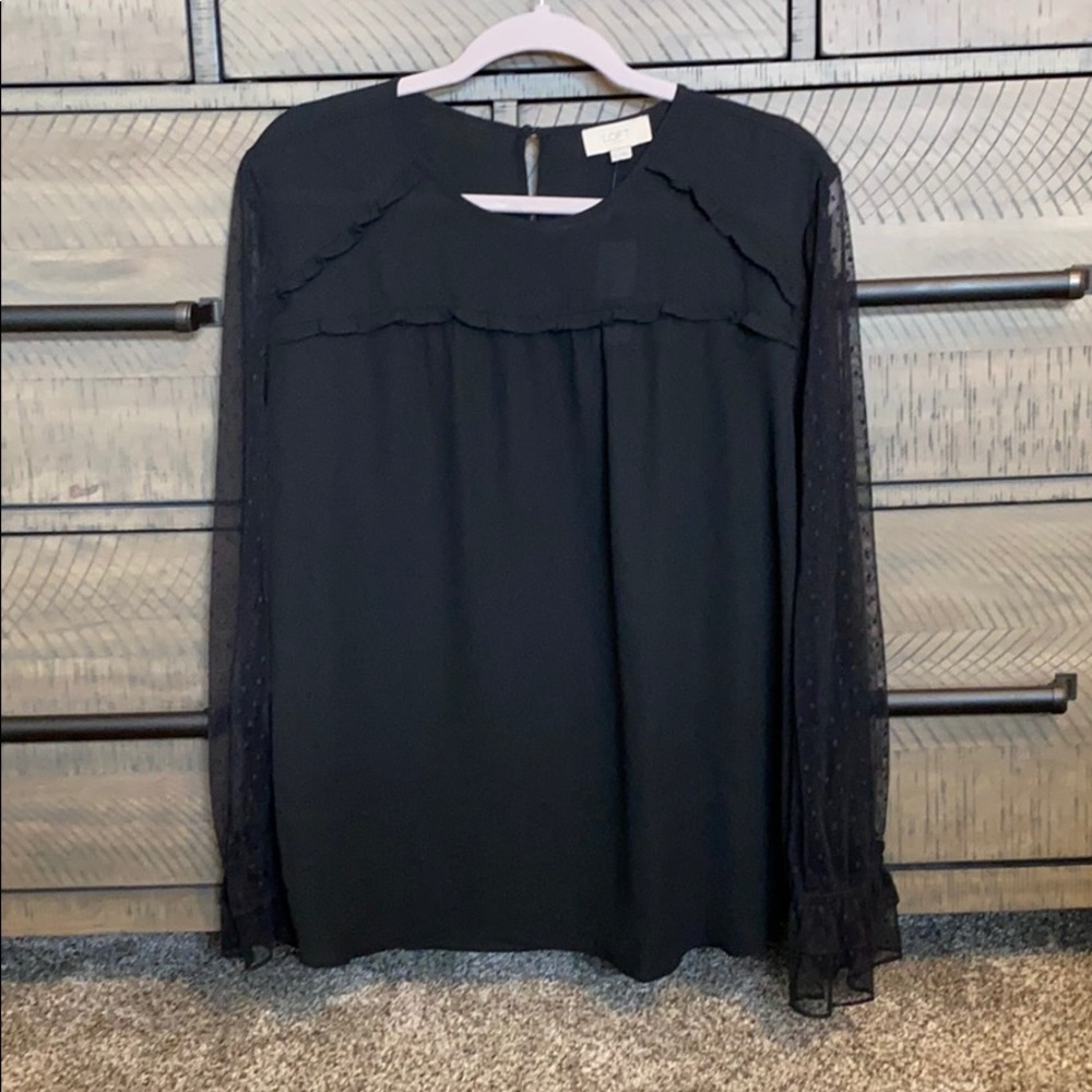 Black LOFT blouse